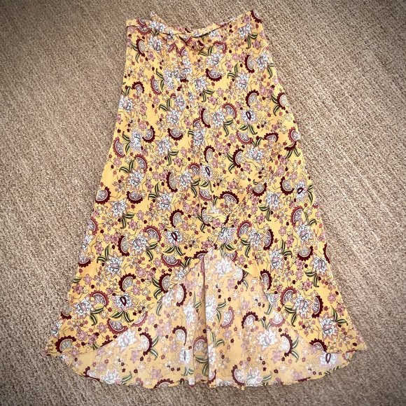 Sanctuary (Anthropologie) NWT Faux Wrap Floral Midi Skirt - Picture 7 of 11